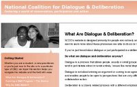 National Coalition for Dialogue and Deliberation