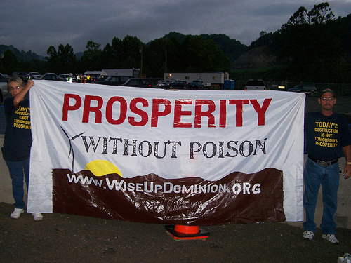 Wise Up Dominion! Mining Protest
