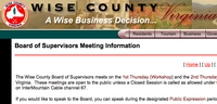 Local Government in Action: Wise County Board of Supervisors